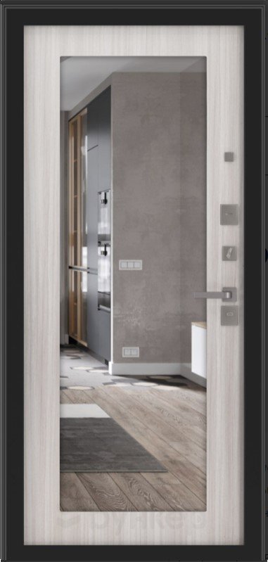 с зеркалом ФЛЗ-603 Сандал белый